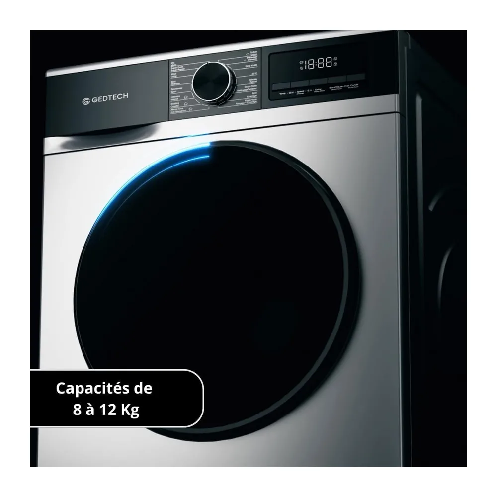 GEDTECH Lave-linge 10 kg GLL101400WH