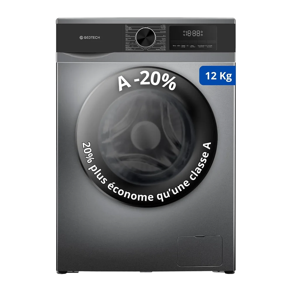 GEDTECH Lave-linge 12 kg GLL121400DG