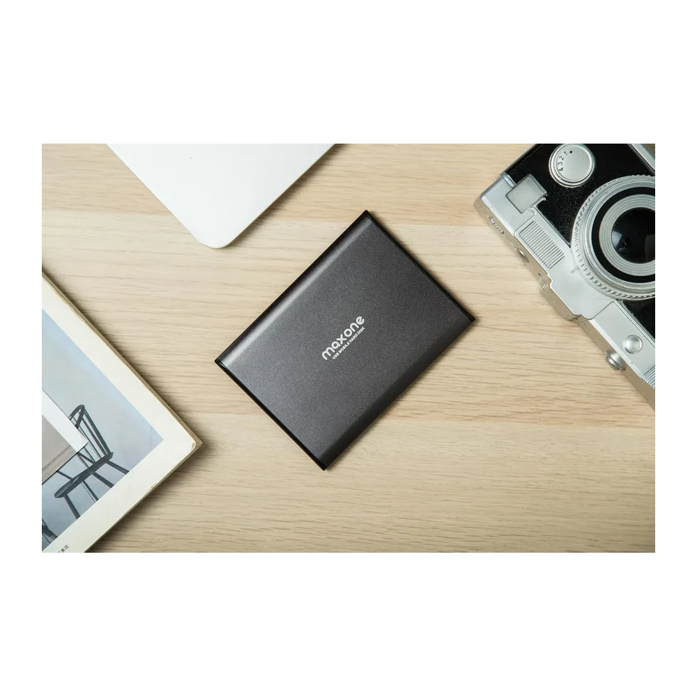 Maxone Disque Dur Externe Portable 1To 2.5" USB 3.0 Ultra Fin Aluminium | Stockage et Sauvegarde pour PC, Mac, Laptop, X