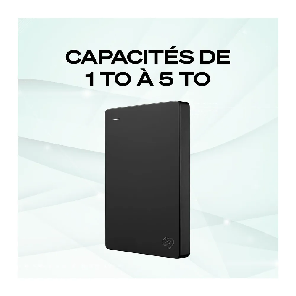 Seagate 2ToDisque Dur Portable | USB 3.0 (STGX2000400) | Stockage HDD quotidien. Sauvegarde plug-and-play. Windows & mac