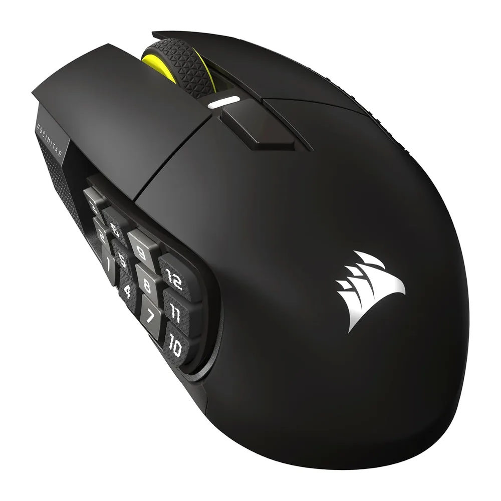 Corsair Scimitar RGB Elite Souris de Jeu Filaire MOBA/MMO – Noir