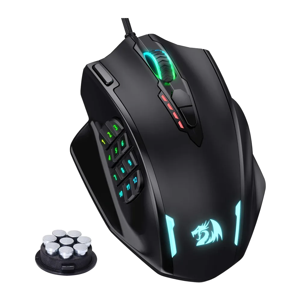 Corsair Scimitar RGB Elite Souris de Jeu Filaire MOBA/MMO – Noir
