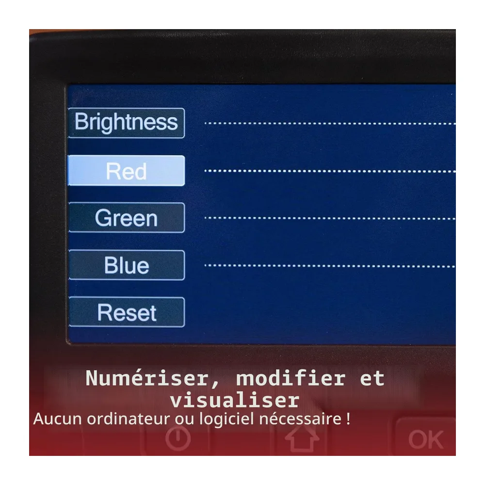 Magnasonic Numériseur de Films Tout-en-Un 24MP avec Grand Écran 5" et HDMI, Convertit Les Films 35mm/126/110/Super 8 et 