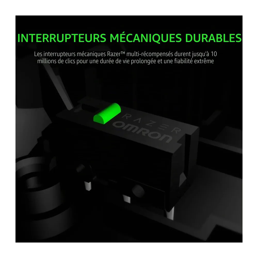 Razer DeathAdder Essential (2021) - Souris Gaming Filaire avec Capteur Optique de 6400 DPI (Design Ergonomique, 5 Bouton