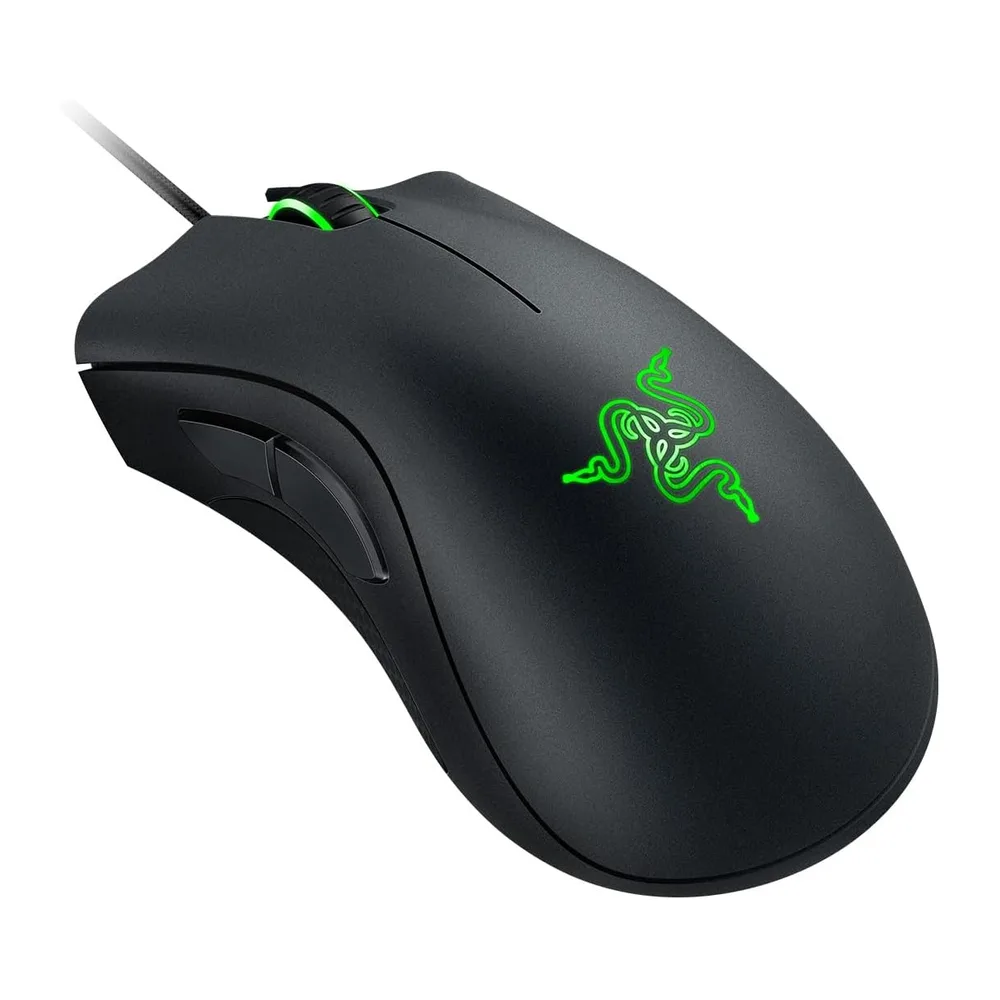 Razer DeathAdder Essential (2021) - Souris Gaming Filaire avec Capteur Optique de 6400 DPI (Design Ergonomique, 5 Bouton