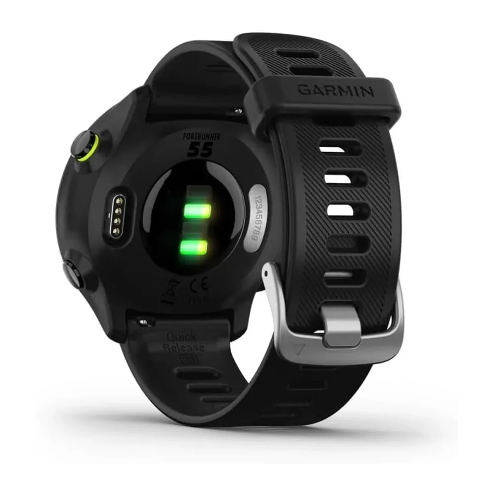 Garmin Forerunner 55 - Montre GPS Multi-activités Running avec Fonctions d’Entrainement Coach et Cardio au Poignet – Noi