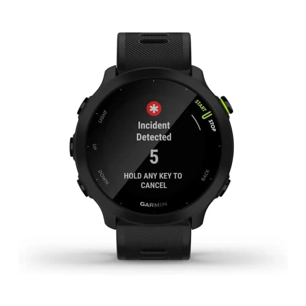 Garmin Forerunner 55 - Montre GPS Multi-activités Running avec Fonctions d’Entrainement Coach et Cardio au Poignet – Noi
