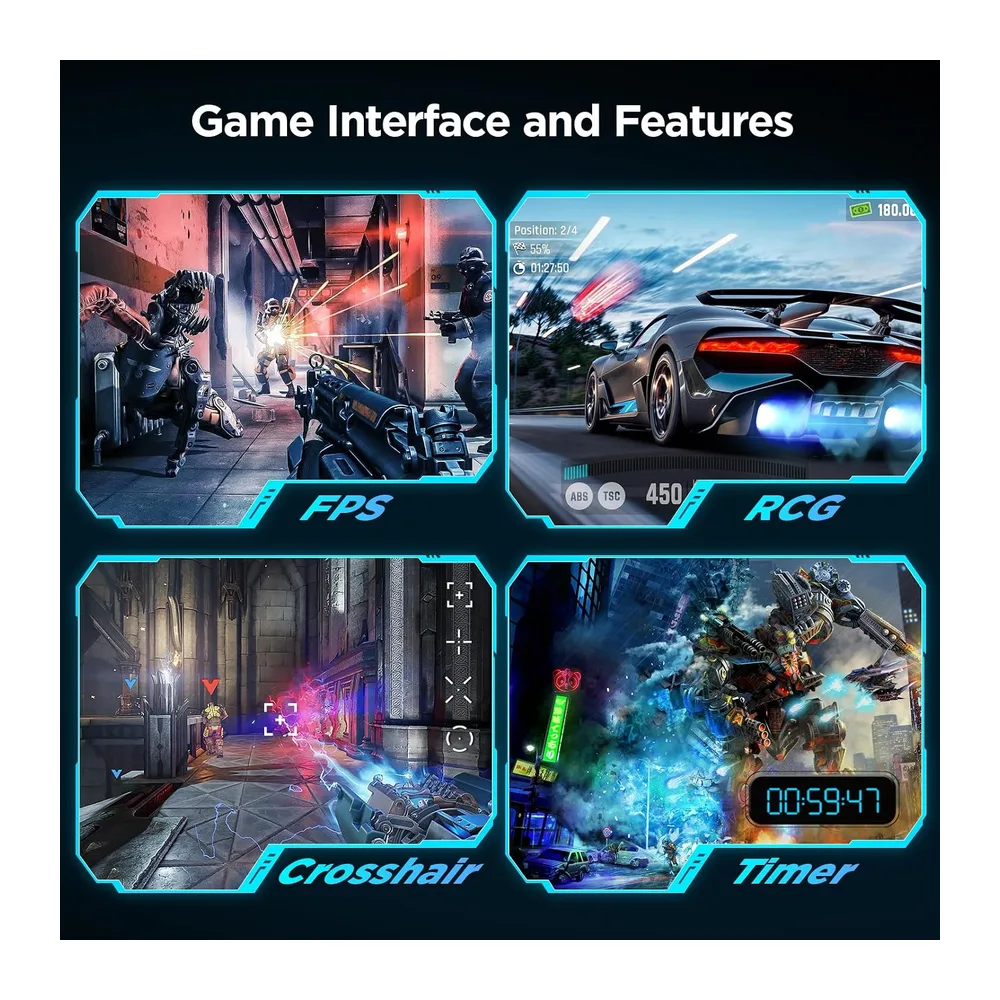 KOORUI 24 Ecran PC Gamer Incurvé 180Hz MPRT 1ms 24E6CA | écran Gaming 1500R, Moniteur Full HD VA 3000：1, Adaptive Sync V