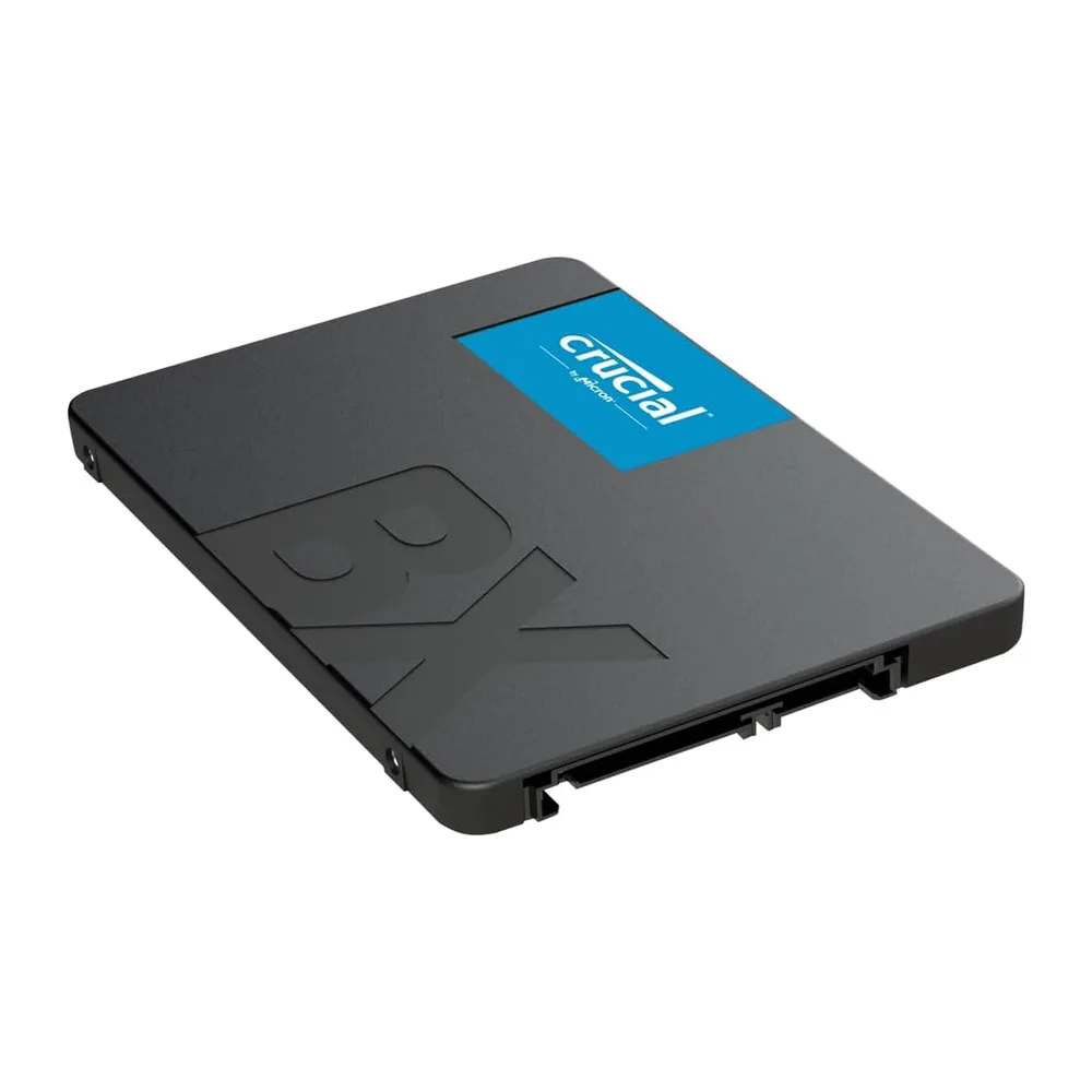 Crucial BX500 SATA SSD 1To2.5 Interne, jusqu'à 540MB/s, Compatible avec Ordinateur Portable et de Bureau (PC), 3D NAND, 