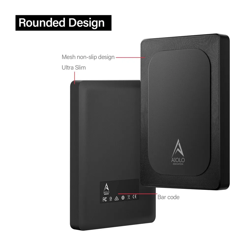 Aiolo Innovation Disque Dur Externe 500Go Ultra-Mince Portable 2.5" USB 3.0, SATA Stockage HDD pour PS4, Xbox, PC, Mac, 
