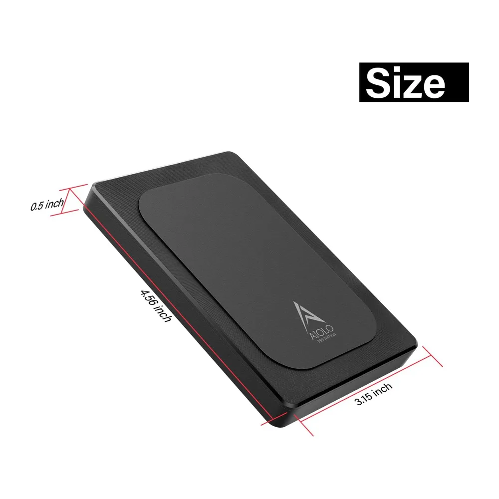 Aiolo Innovation Disque Dur Externe 500Go Ultra-Mince Portable 2.5" USB 3.0, SATA Stockage HDD pour PS4, Xbox, PC, Mac, 