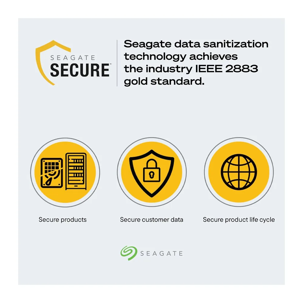 Seagate Exos 28To Serveur Interne Disque dur ST28000NM000C 3.5" HDD SATA 6 Gb/s 7200 tr/min 512 Mo de cache (Recondition