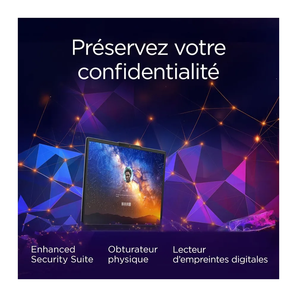 Lenovo IdeaPad Slim 3 15Q8X10 - Ordinateur Portable 15.3'' WUXGA Copilot+ (Snapdragon X X1-26-100, RAM 16Go, SSD 256Go, 