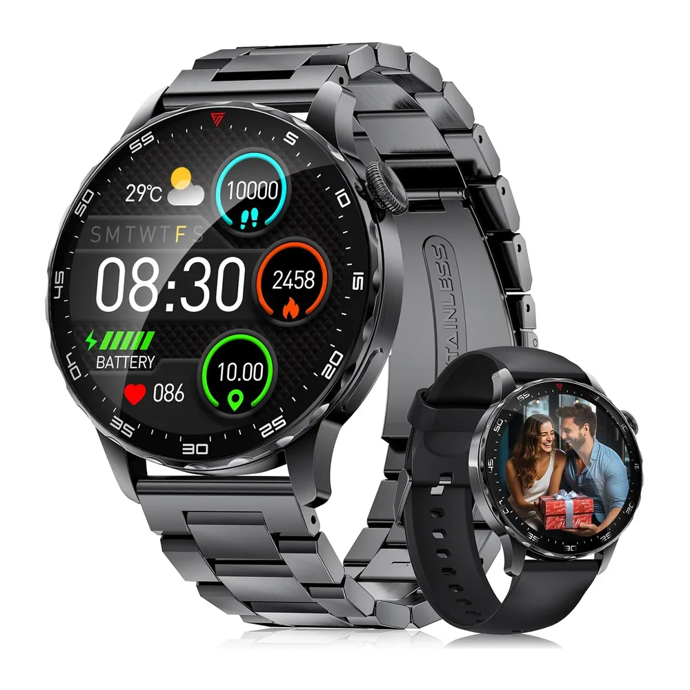 KOSPET Orb 2 Montre Connectée Homme Femme, GPS Intégré et Lampe Torche LED