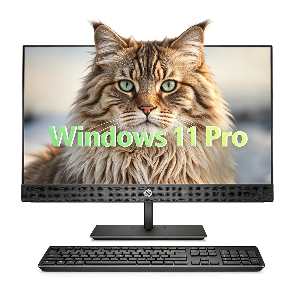 HP ProOne 600 G5 Tout-en-Un Ordinateur de Bureau, avec écran 21,5 Pouces, Intel Core i5-9500T, 16 Go de RAM, SSD 256 Go,