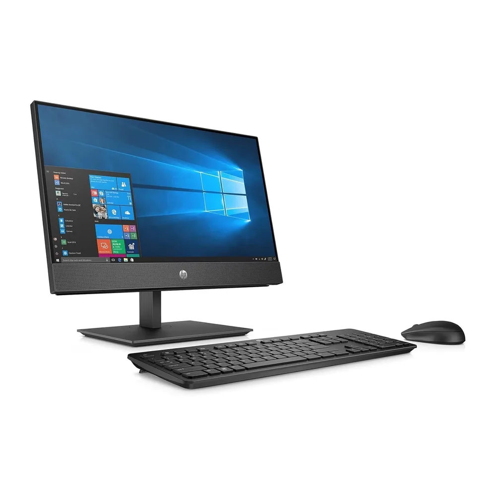 HP ProOne 600 G5 Tout-en-Un Ordinateur de Bureau, avec écran 21,5 Pouces, Intel Core i5-9500T, 16 Go de RAM, SSD 256 Go,